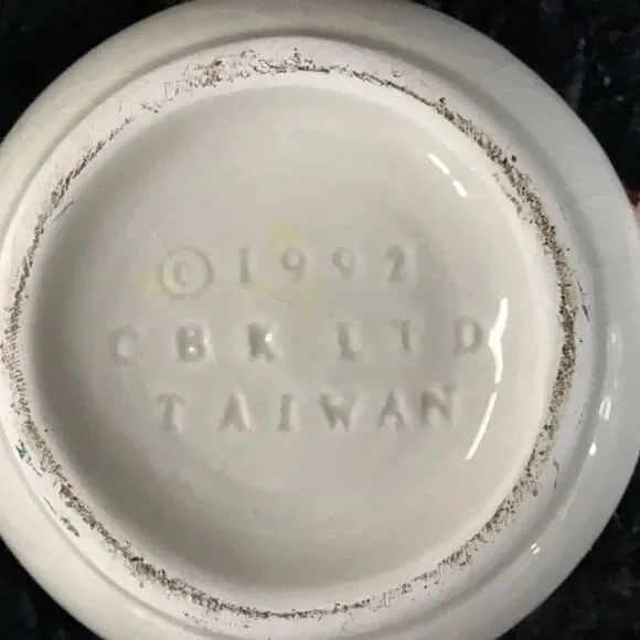 Carolyn Bessette Kennedy 3D Apple Mugs 1992 Vintage Cottage Farmhouse - Picture 7 of 8